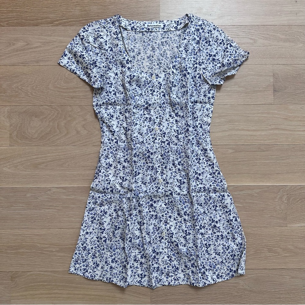 REFORMATION MARGEAUX DRESS - JOHANNA - SIZE 4 - Picture 5 of 11